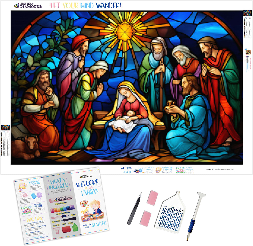 Nativity Scene Diamond Painting Kit with Free Shipping – 5D Diamond  Paintings