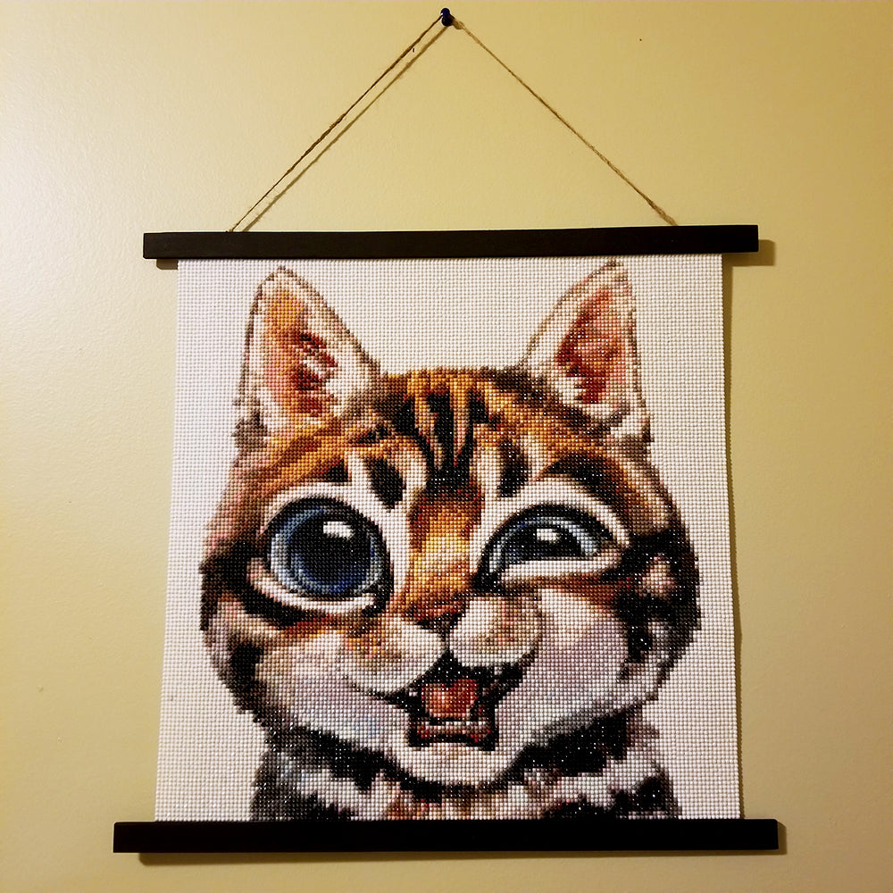 Funny Cat Diamond Painting With Creative Hanger 