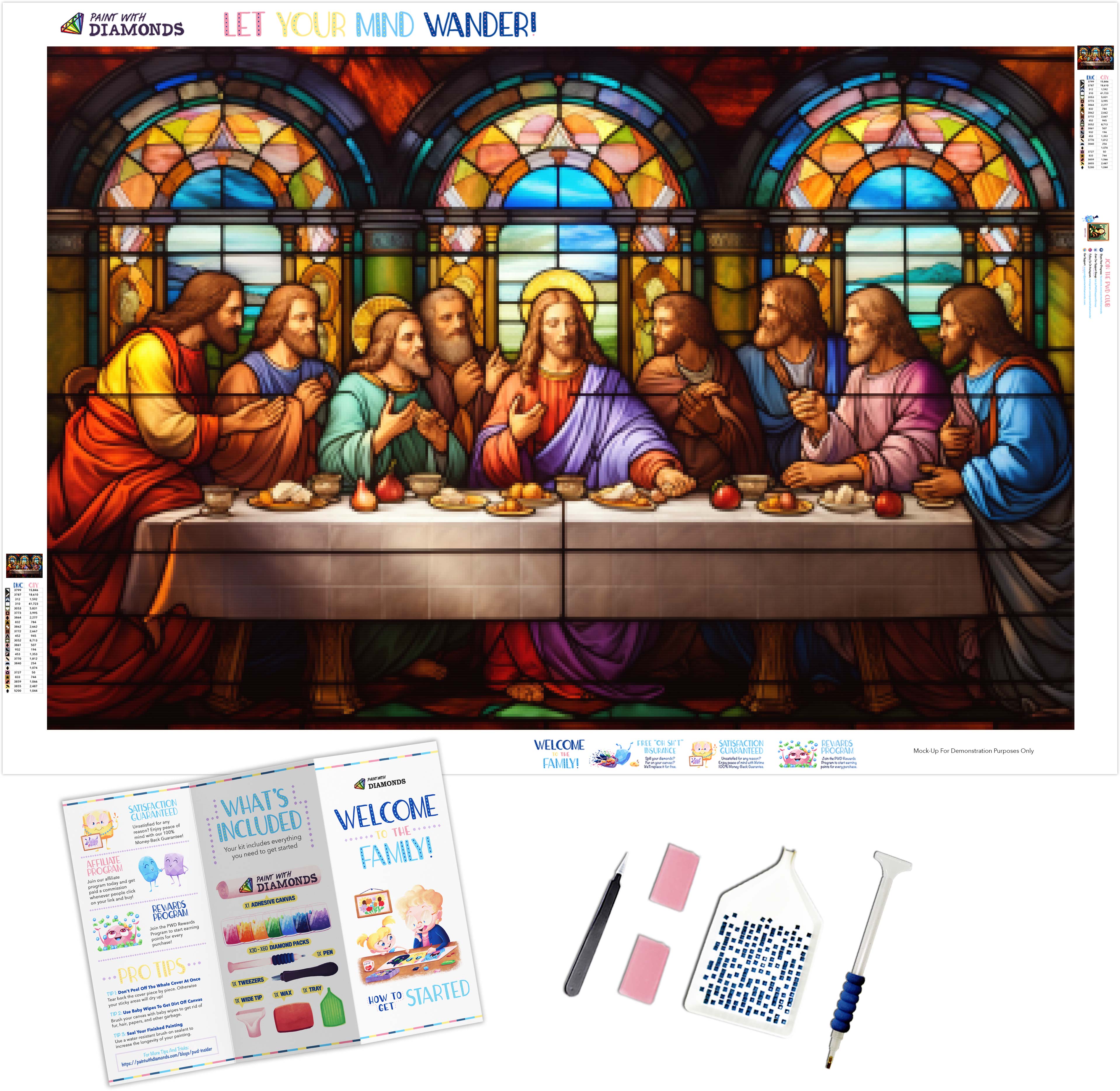 The Last Supper Stained Glass