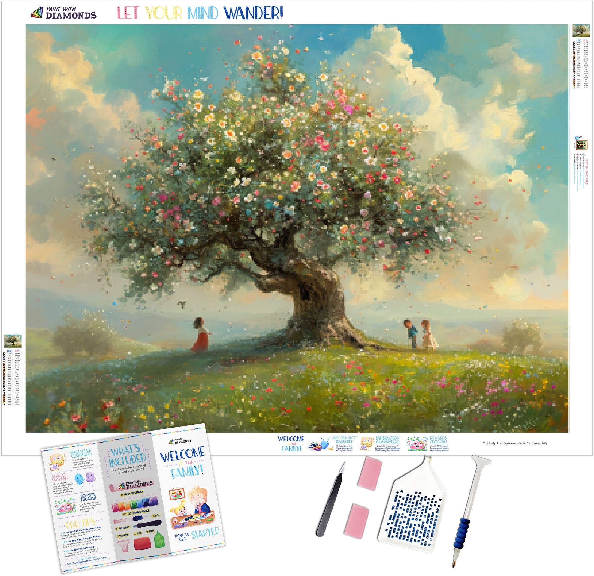 Whimsical Tree In A Meadow