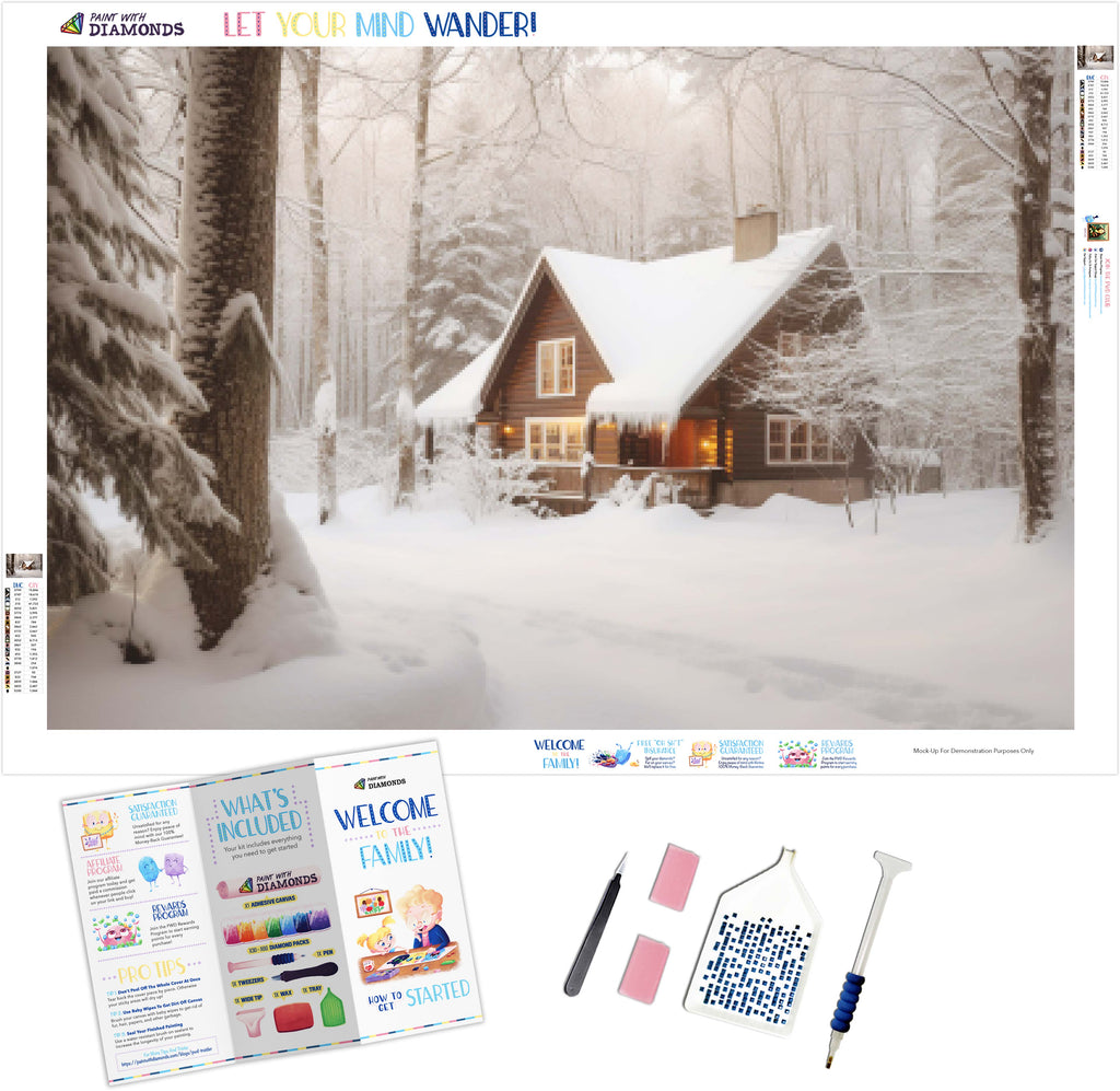 Alice in the Snow Premium DIY Diamond Painting Kit Full