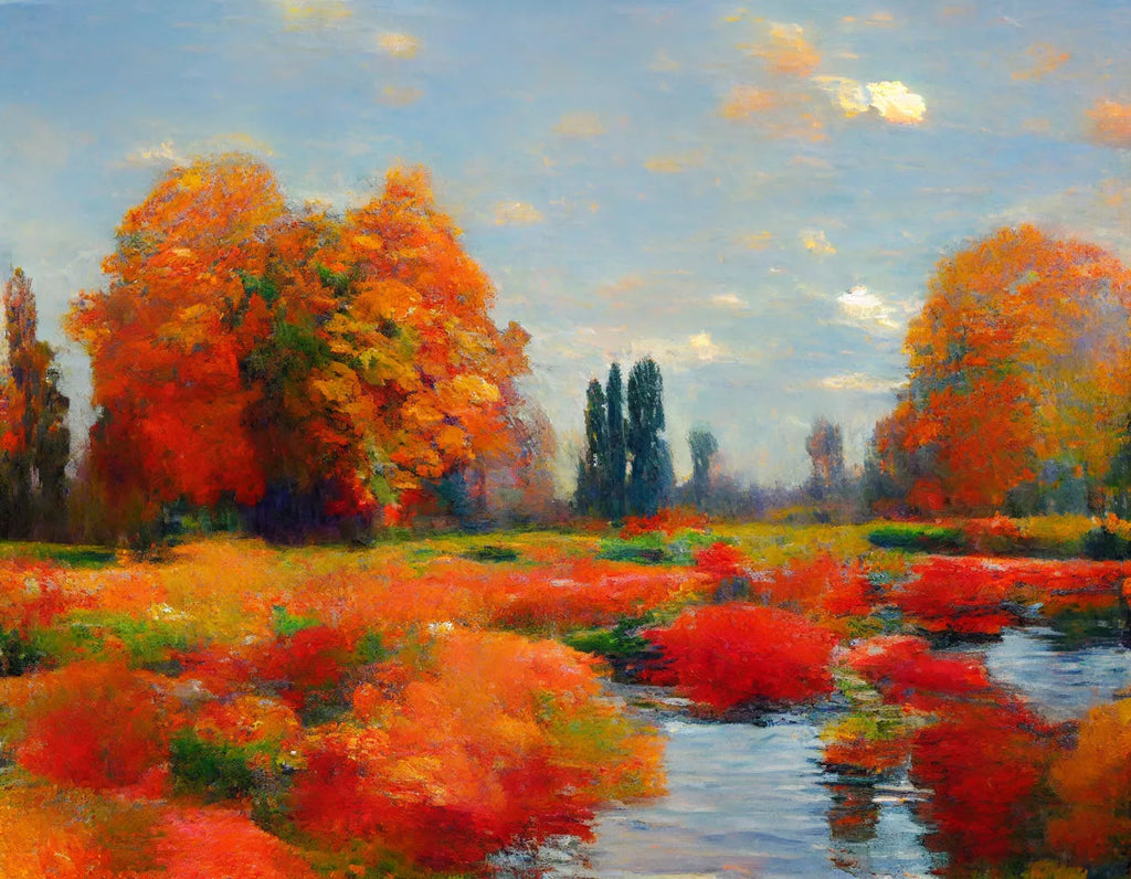 Collection D'Art Fall Landscape Diamond Painting