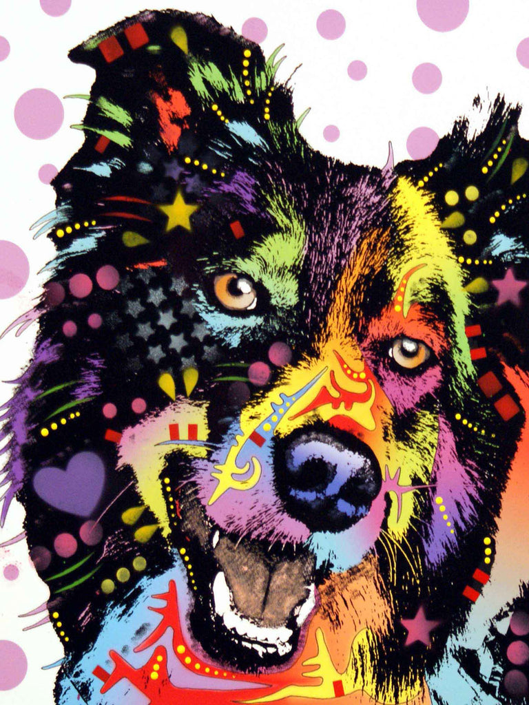 Colourful Dog Diamond Painting – We Have A Handle On This