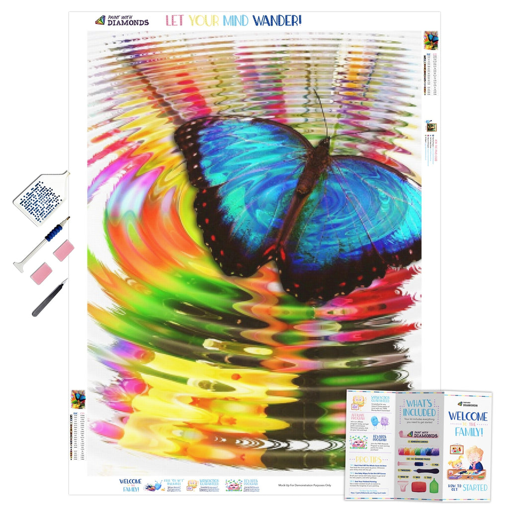 Full Square 5D Diamond Painting Butterfly Point Water – QuiltsSupply