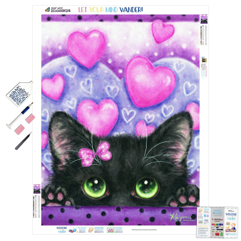 Kitten Fairy Mushroom Diamond Painting Kit (Full Drill)