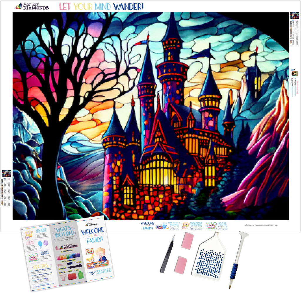 Colorful Tree Of Life Stained Glass Diamond Painting Kit Paint With – Paint  With Diamonds