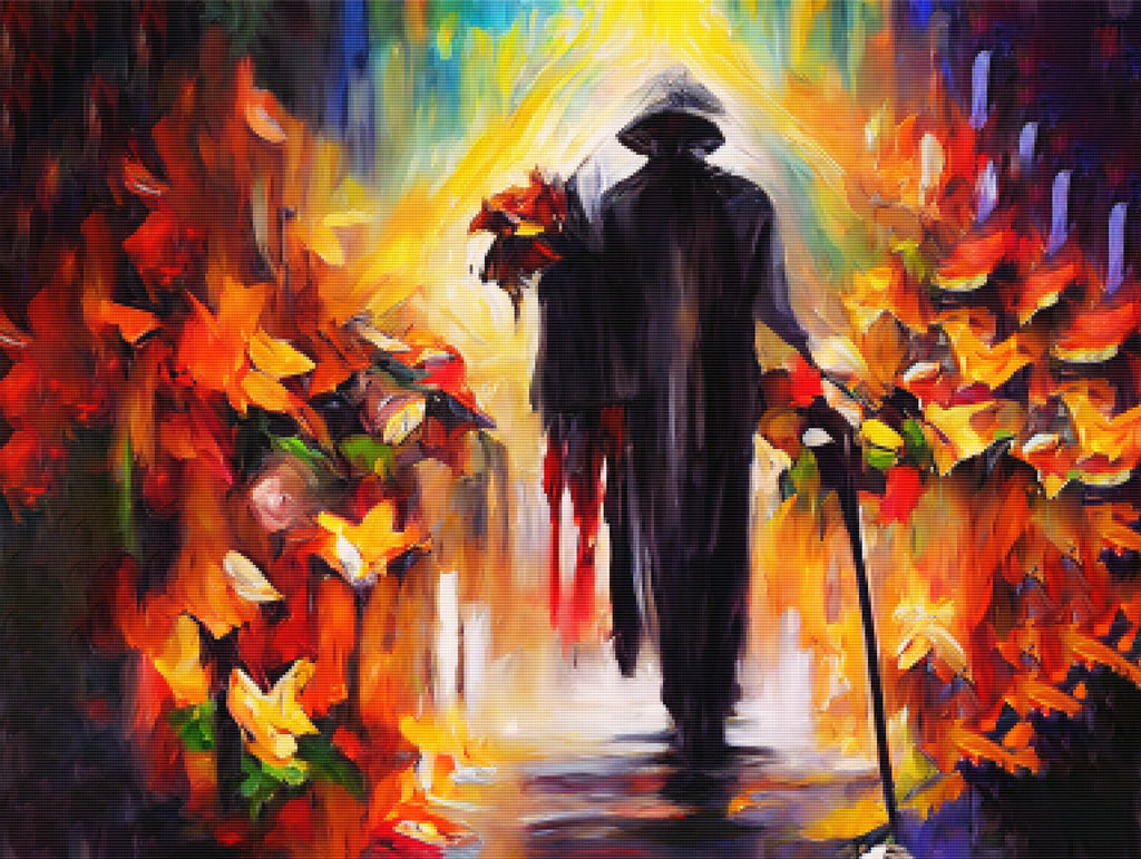 Diamond Painting Horror Wanted Photos 960, Full Image - Painting