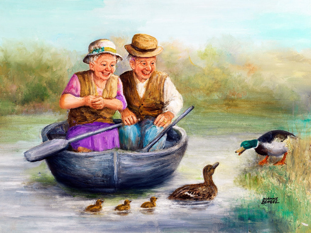 Fishing With Grandpa Official Diamond Painting Kit (Full Drill