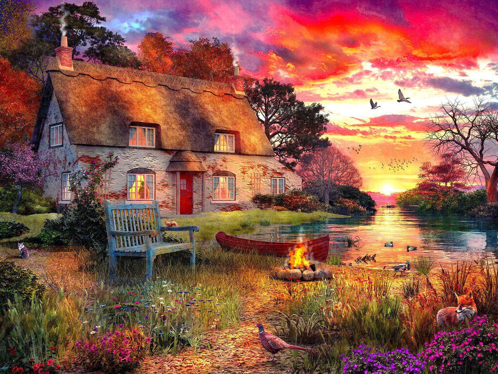 Seasons House - Autumn Diamond Painting Kit (2-4 Day Shipping) – Paint With  Diamonds