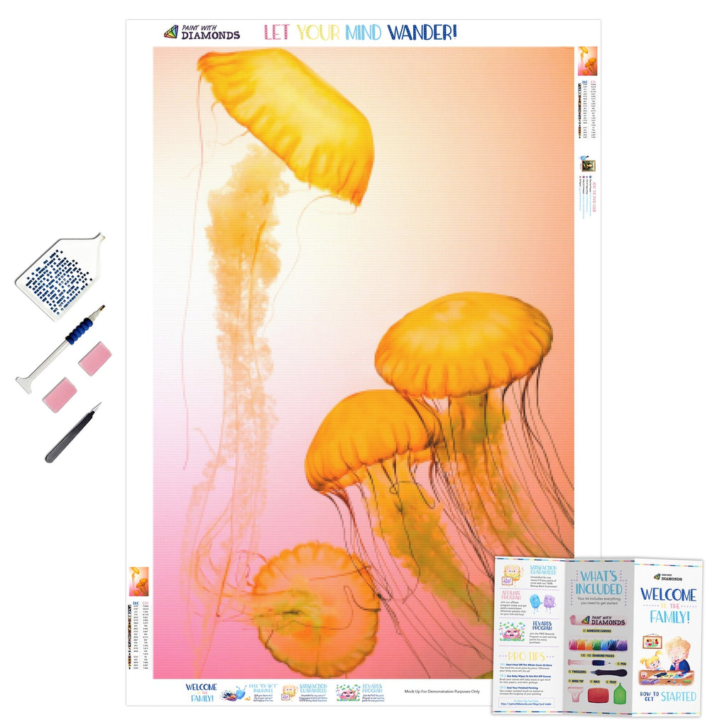 Special Shape Jellyfish Colorful Diamond Painting Kit - DIY – Diamond  Painting Kits