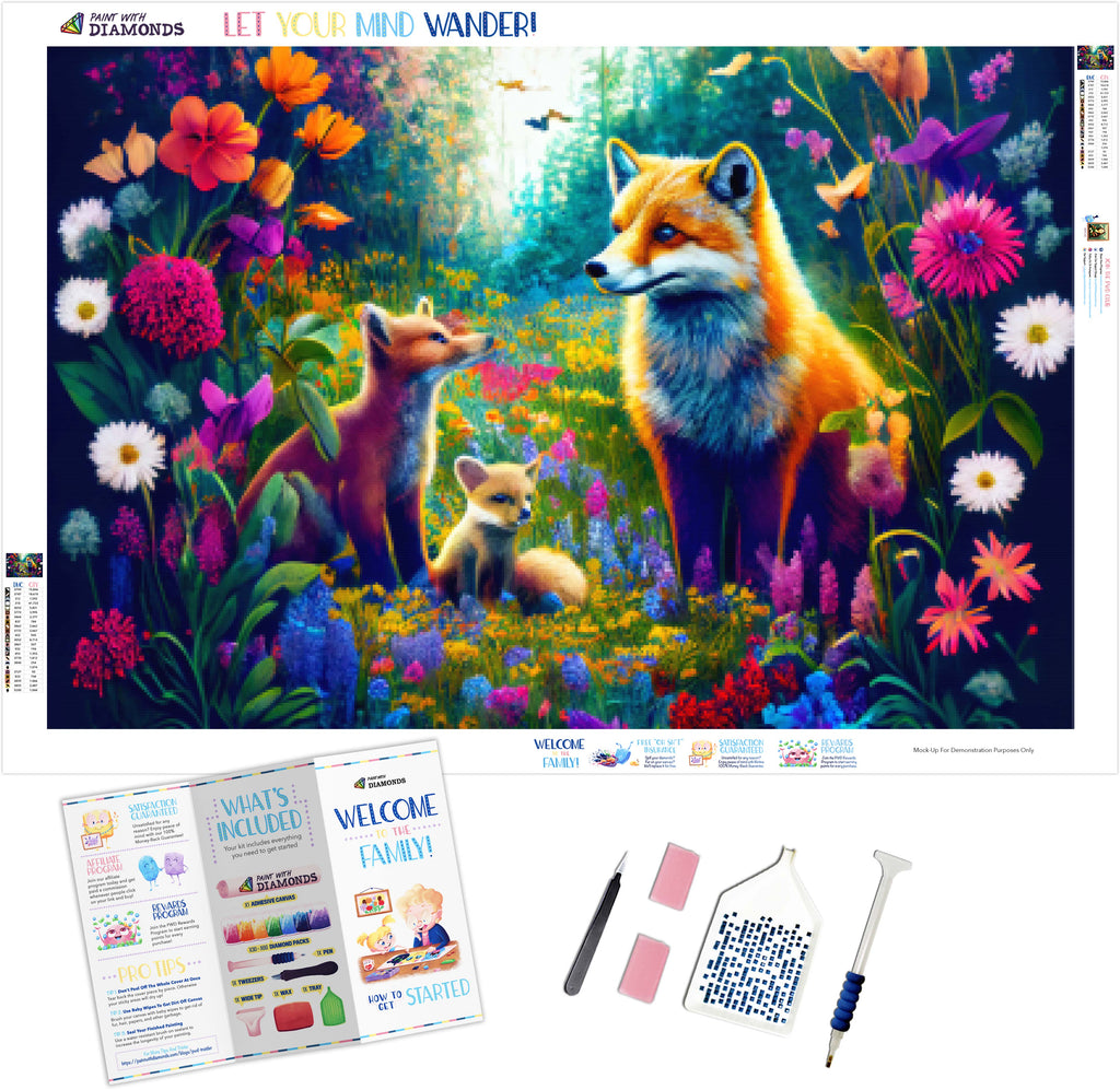 Forest Friends Diamond Painting Kit (Full Drill) – Paint With Diamonds