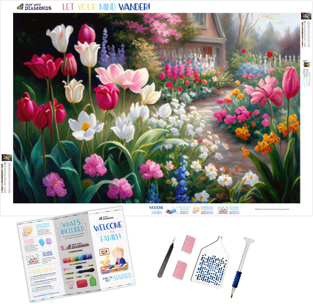 Colors of Spring Diamond Painting Kit (Full Drill) – Paint With Diamonds