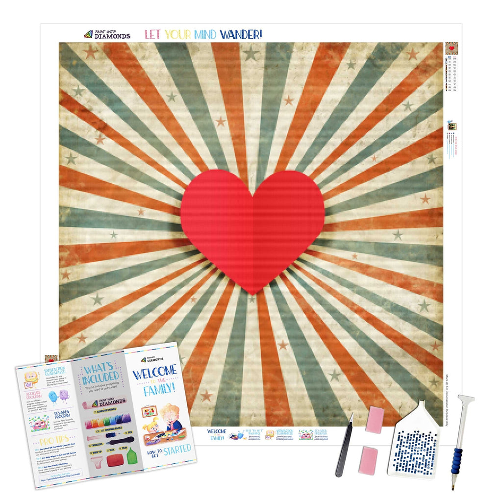 Valentine's Day Diamond Painting Kit (Full Drill) – Paint With Diamonds