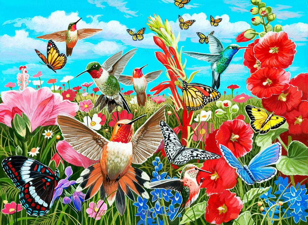 Birds and Blooms Garden Diamond Painting Kit (Full Drill) – Paint