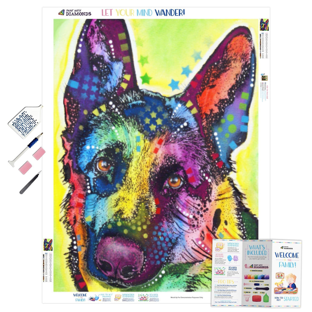  Adult Diamond Painting Kits - Love Swimming Corgi Full Diamond  Canvas Diamond Animal Art Painting, Stress Relief Artwork for Room Decor  Wall Decor, Colorful Healing Painting Style (12x18inch)