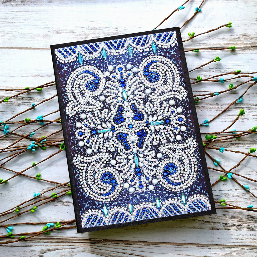 'Shades Of Blue' Diamond Painting Journal (Partial Drill Cover) – Paint