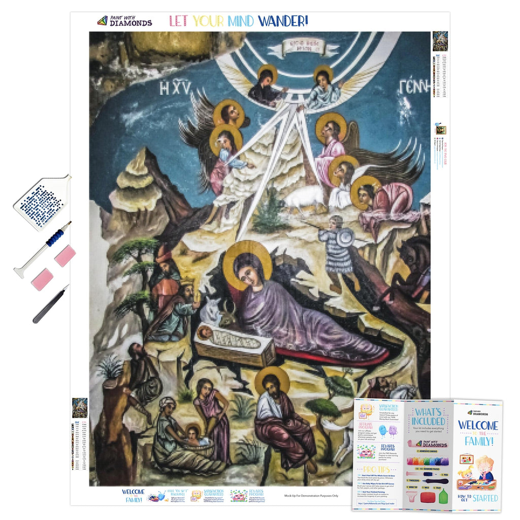 Nativity Scene Diamond Painting Kit with Free Shipping – 5D Diamond  Paintings