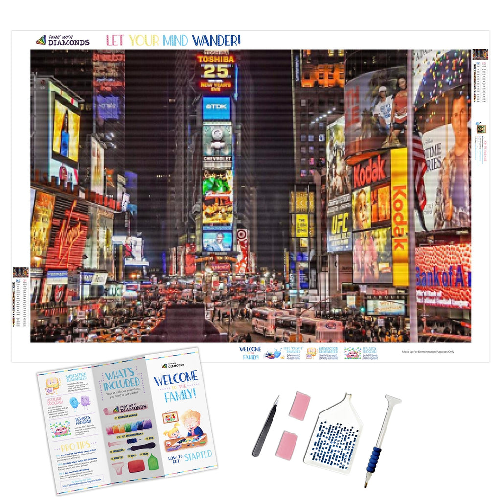 DIY - New York Times Square Diamond Painting – OcularNYC