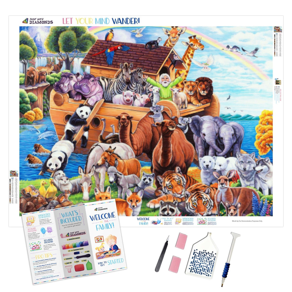 Noahs Ark And Animals Diamond Painting 