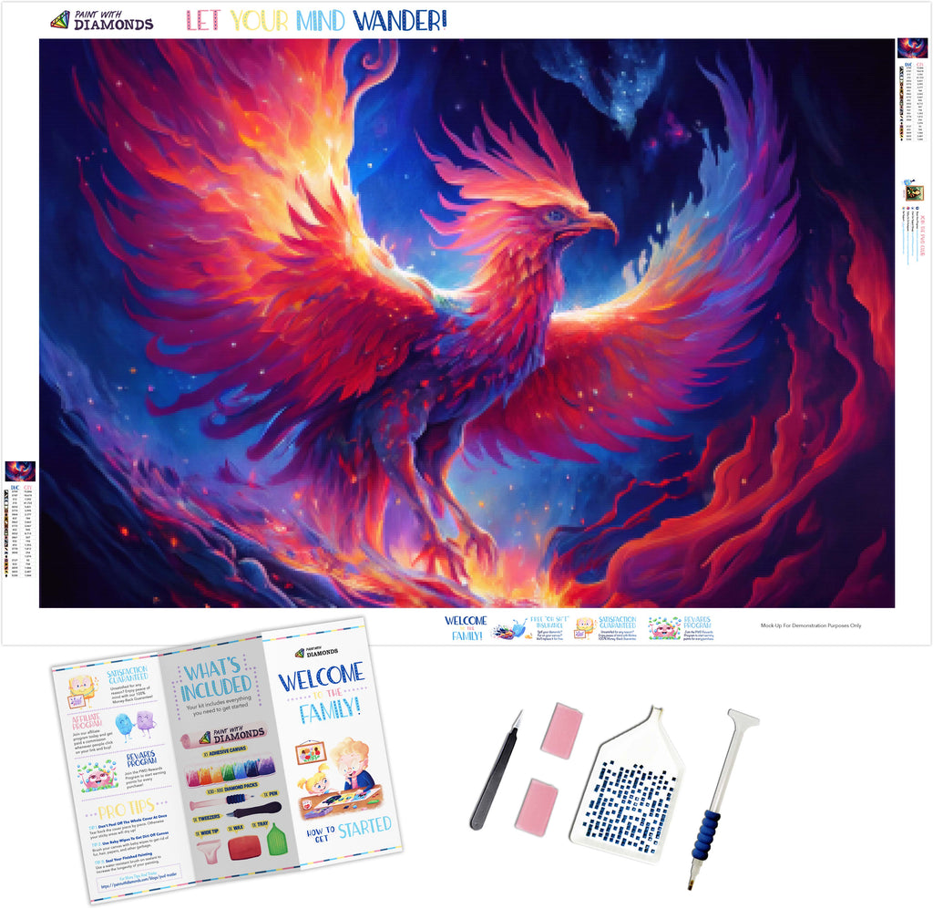 Ice Crystal Dragon Diamond Painting Kit (2-4 Day Shipping) – Paint With  Diamonds