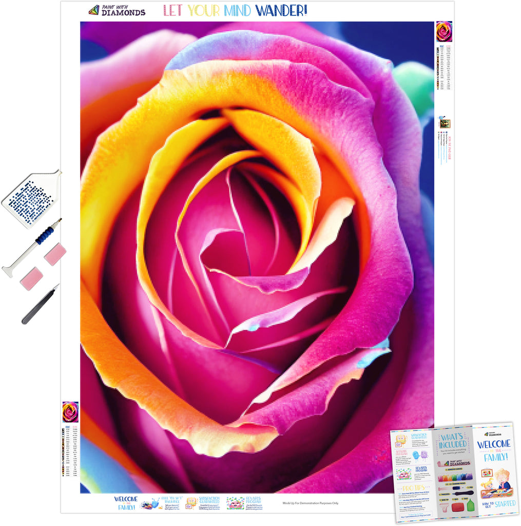 Diamond Dotz® Intermediate Flower Power (Peanuts) Diamond Painting Kit