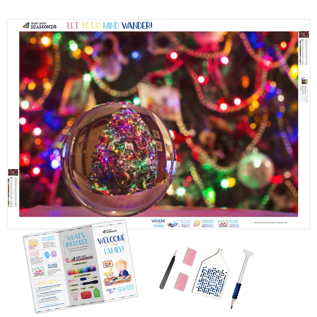 Christmas Ornament Reflection Diamond Painting Kit (Full Drill) – Paint  With Diamonds