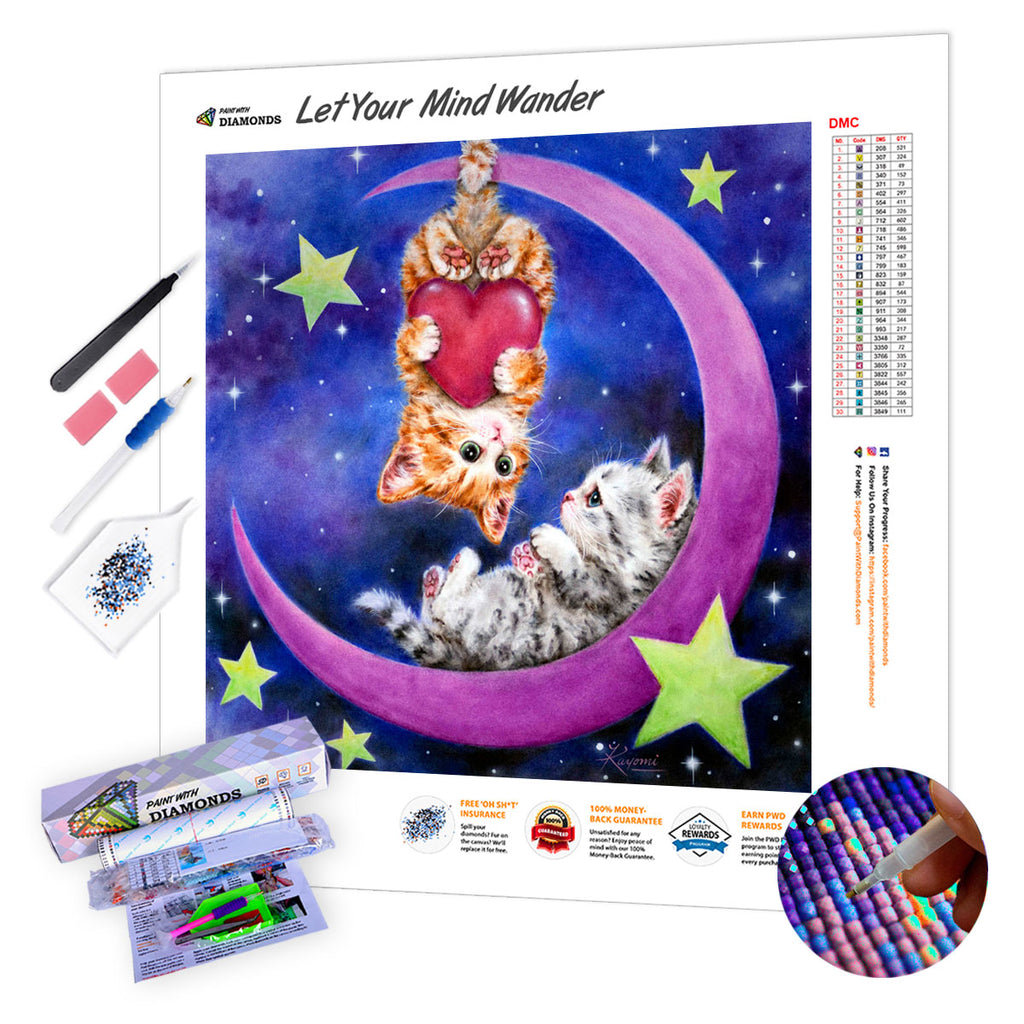 Bunny And Butterfly Diamond Painting Kit (Full Drill) – Paint With Diamonds