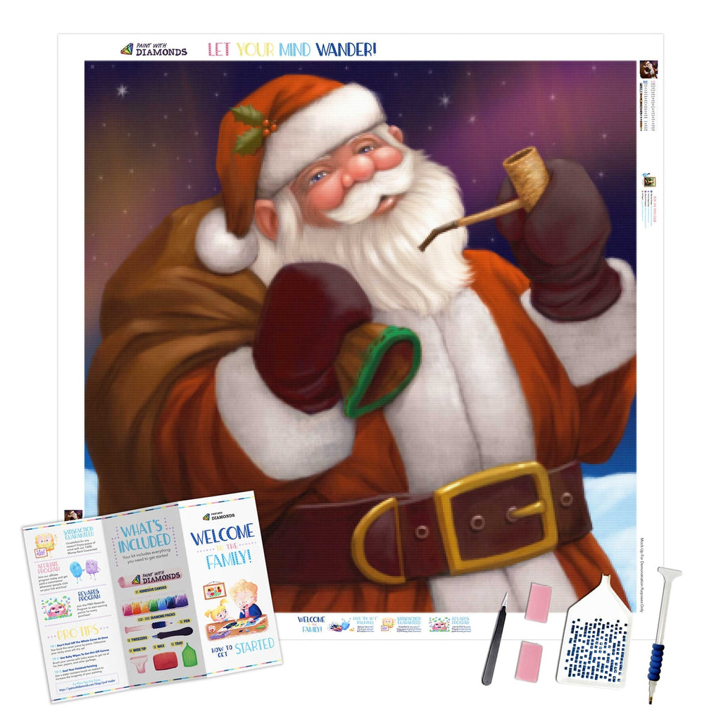 Santa relax after Christmas - Diamond Painting Kit – Just Paint with  Diamonds