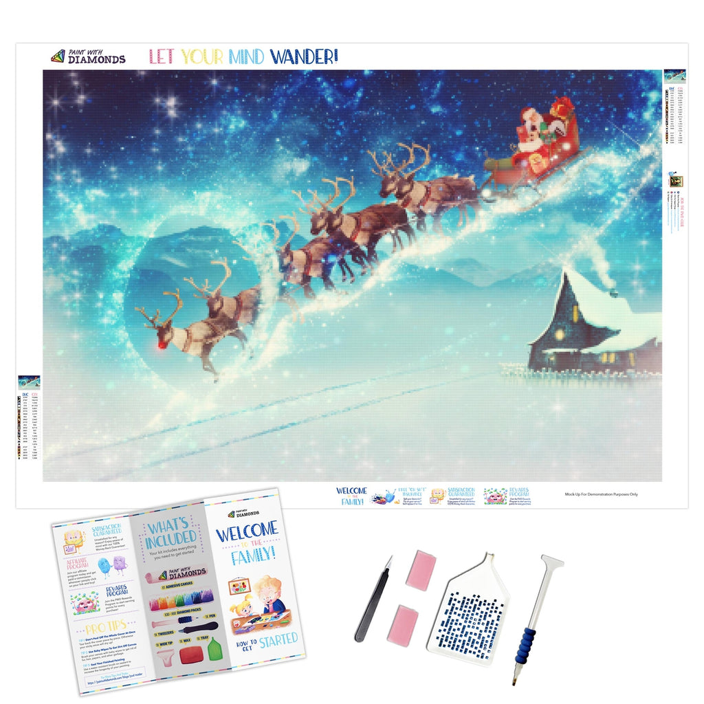 Christmas Gifts by Santa Claus - Diamond Painting Kit – Just Paint with  Diamonds