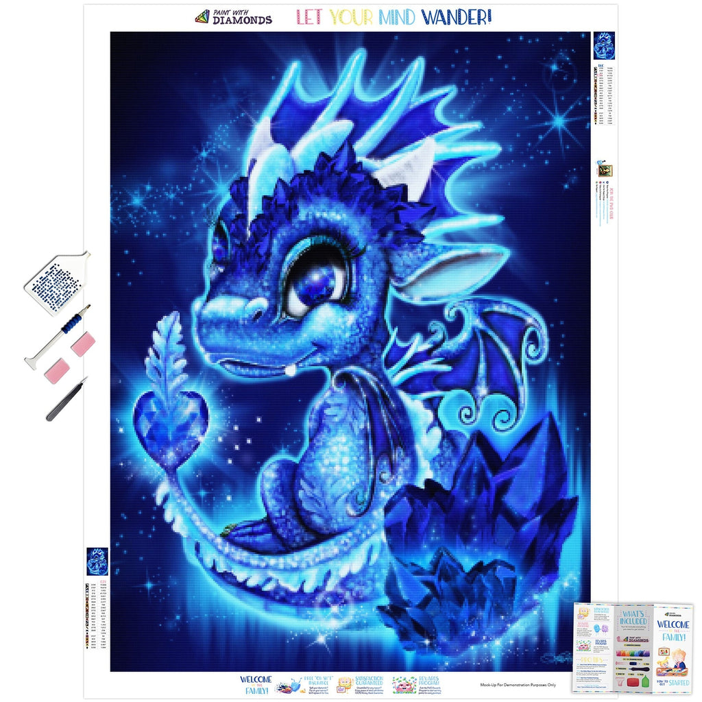 Summer Lil DragonZ Official Diamond Painting Kit (Full Drill