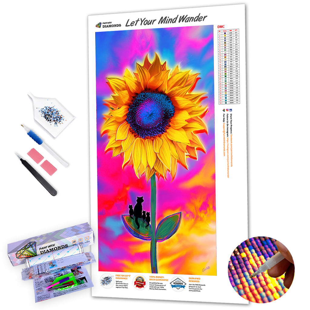 Sunflower - Diamond Painting Kit – bemyhobbystore