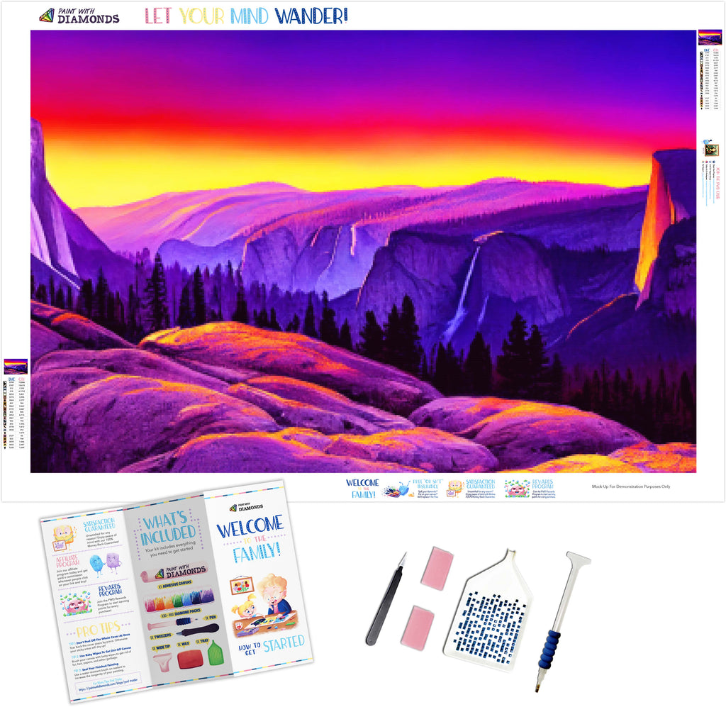 Yosemite National Park Diamond Painting Kit (Full Drill) – Paint With  Diamonds