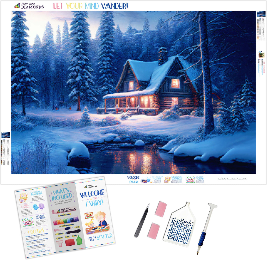 Diamond Dotz® Advanced Winter Wonderland Diamond Painting Kit