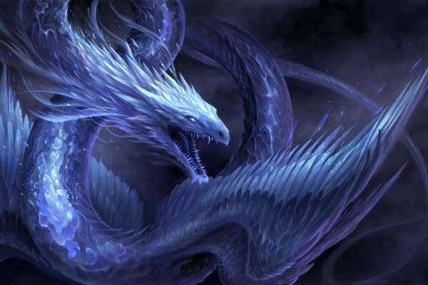 The Ice Dragon - Diamond Painting 