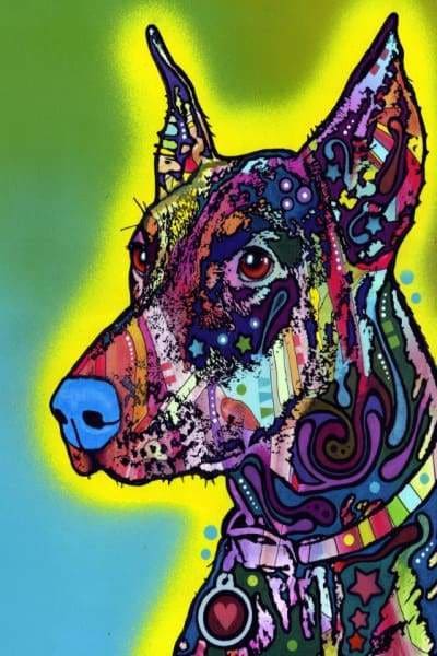 American Dog  Diamond Painting Bling Art