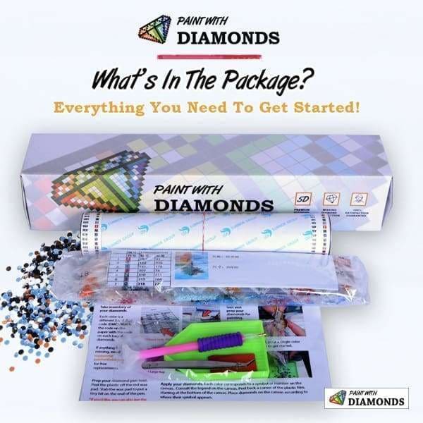 Animal Husky Dog Diamond Painting Kit - DIY – Diamond Painting Kits