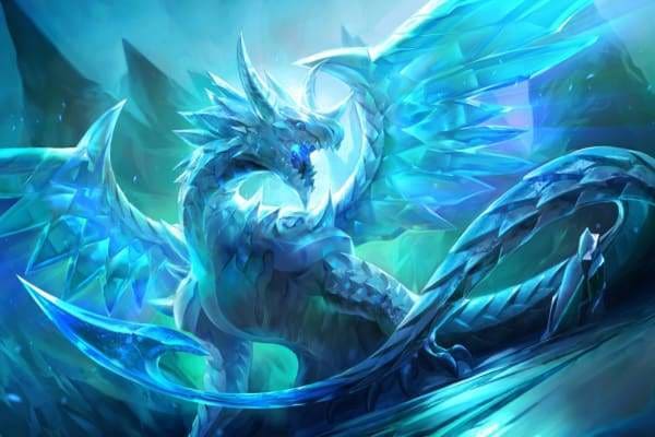 Ice Crystal Dragon - Diamond Art World