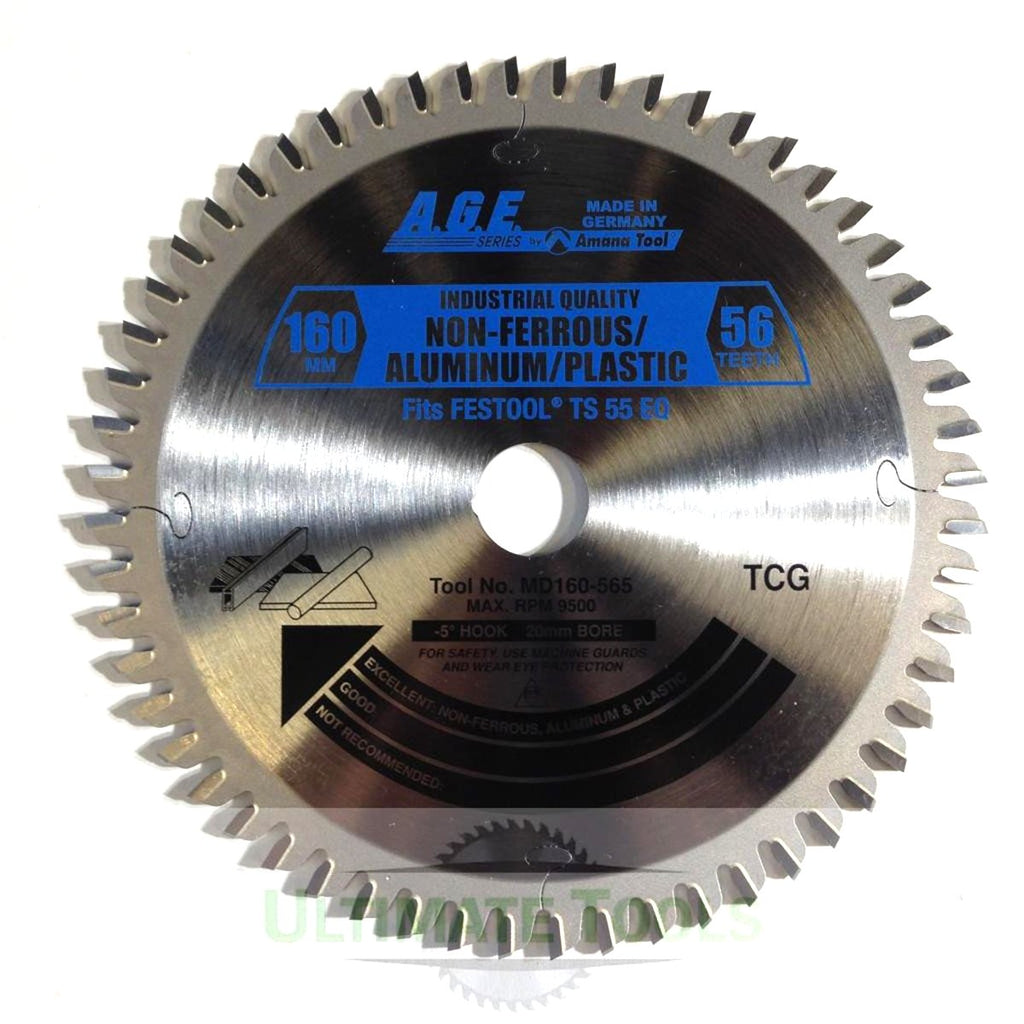 Amana TS 55 Track Saw Blades for Aluminum/Plastics and Steel MD160565