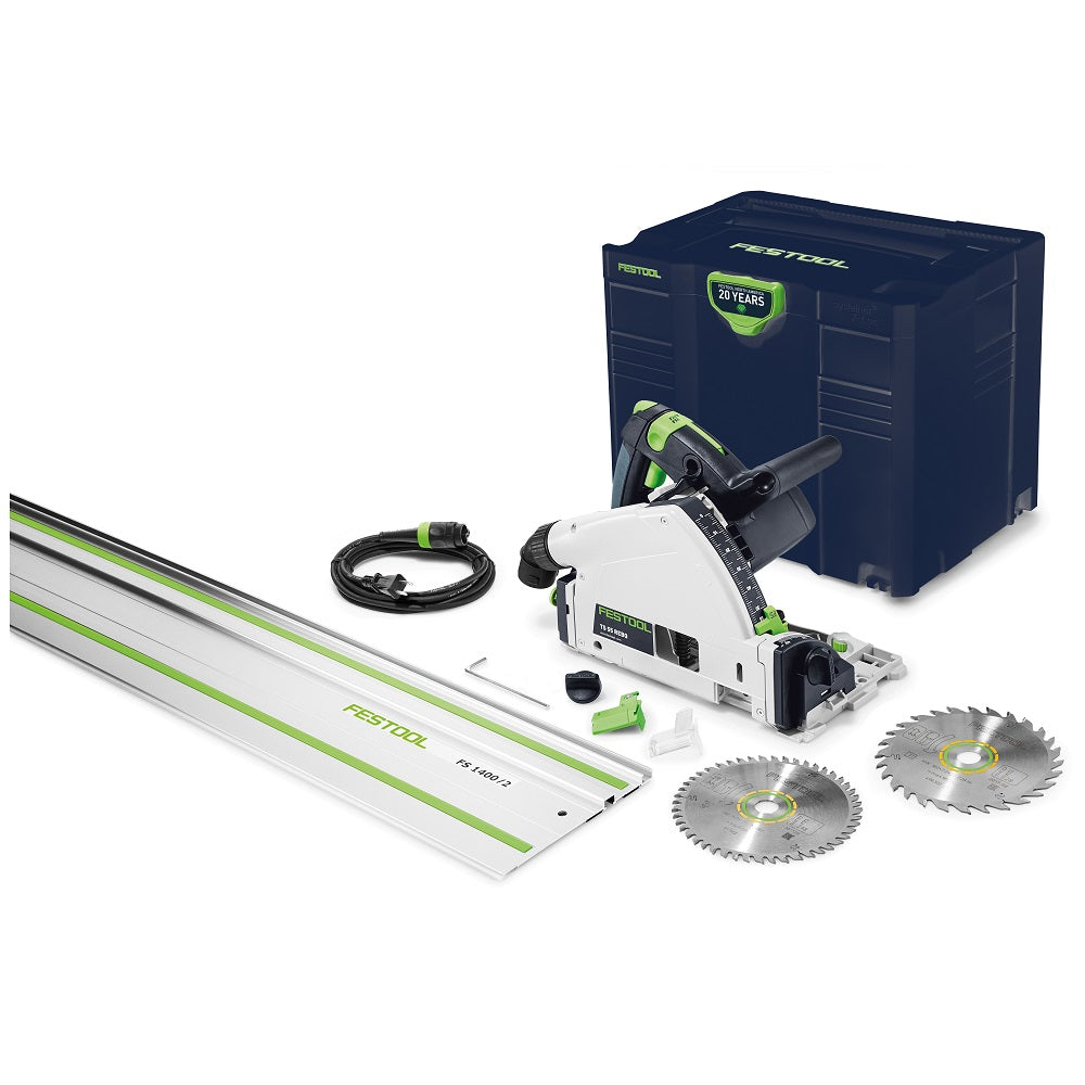 Festool Emerald Edition Ts 55 Req F Plus Plunge Cut Saw With Guide