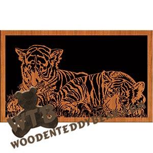 100-tiger paper-cutting scroll made to greet year of the tiger-Rednet