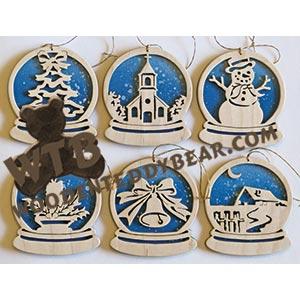 Snow Globe Ornaments