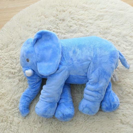 blue elephant baby toy