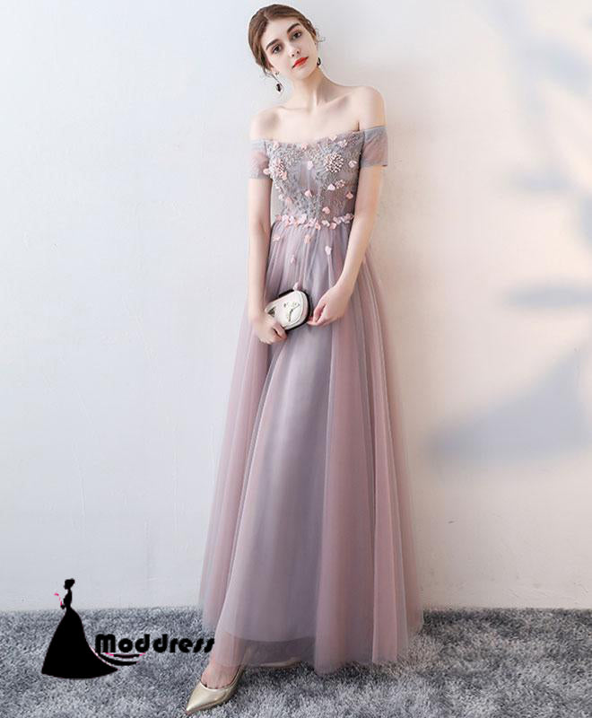 pink prom  dress  long prom  dress  formal  prom  dress  MODDRESS