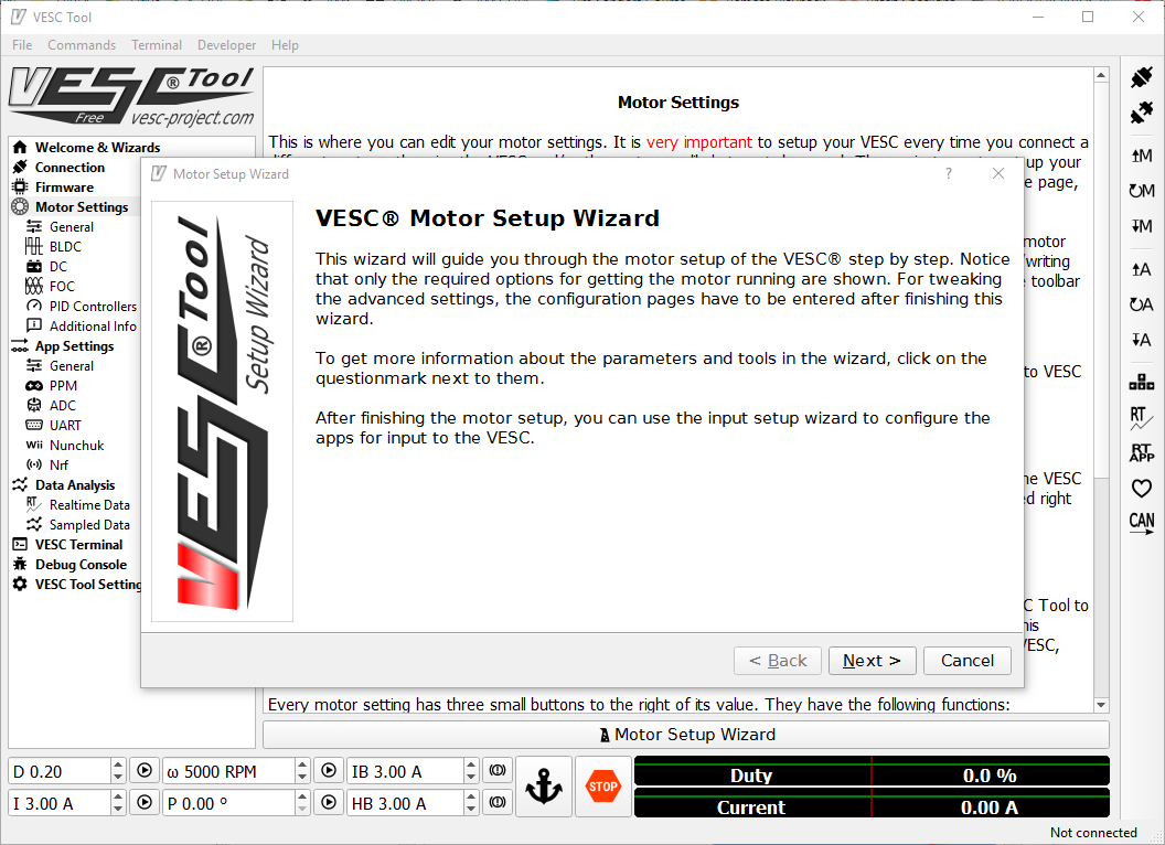 buffer erase timeout bldc tool