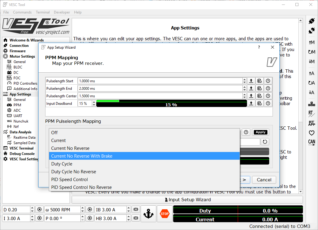 vesc bldc tool tutorial