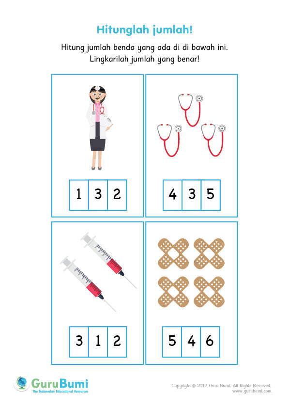 Menghitung Perlengkapan Dokter