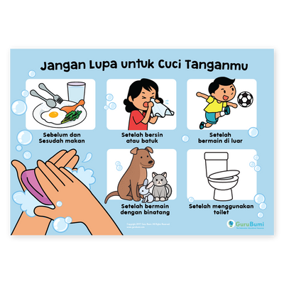 Terbaik Dari Poster Cuci  Tangan  6 Langkah Pdf Koleksi Poster