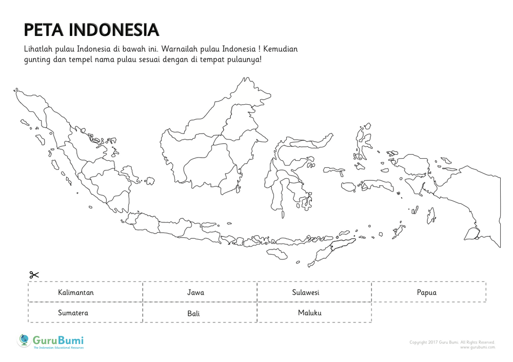 Menyusun nama pulau Indonesia - Guru Bumi