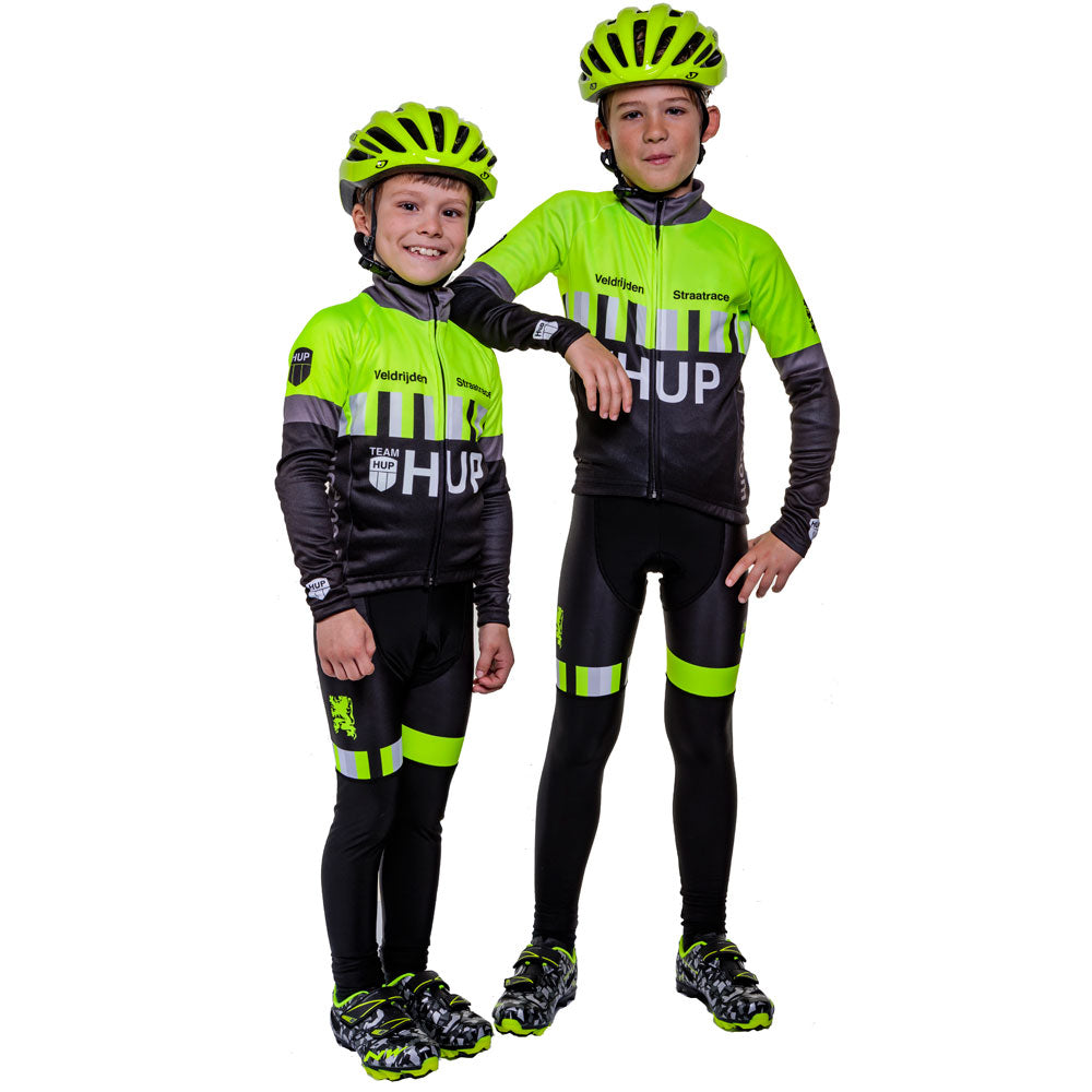 Kids Winter Long Sleeved Cycling Jersey 