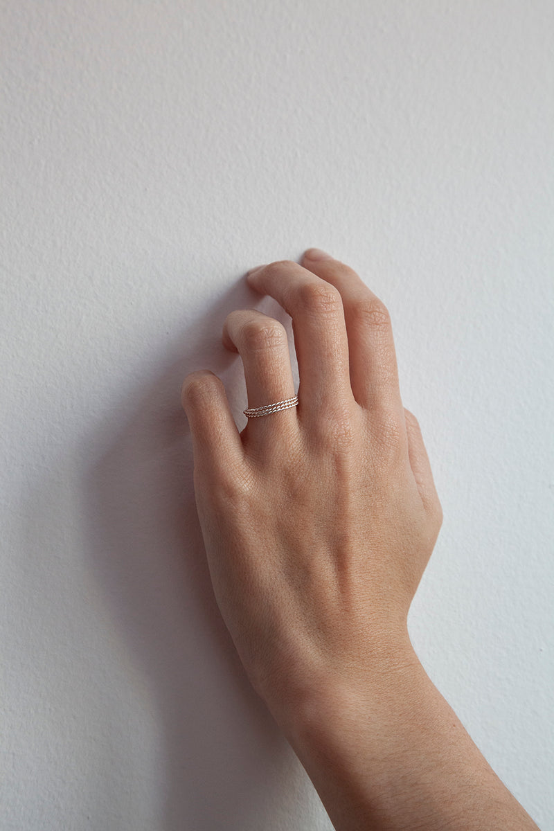 anillo de plata unisex